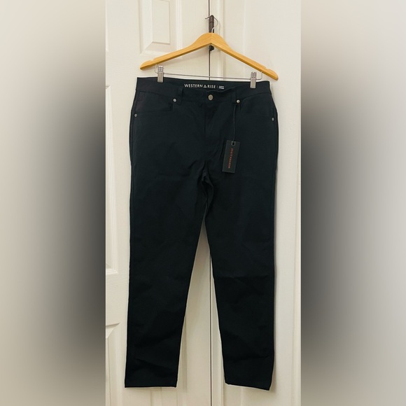 WESTERN RISE AT Slim Pants Black - Men’s Size 34 - NWT